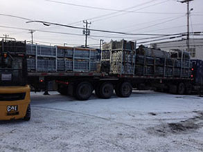 Loading out for a project